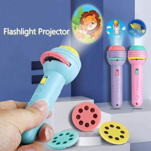 Mini Flashlight Projector Torch Toy