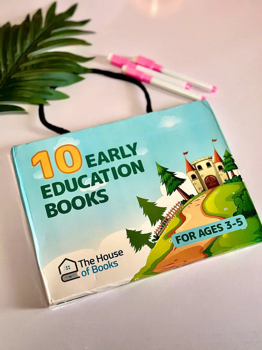 10 Early Education Write & Wipe Children Books Set!