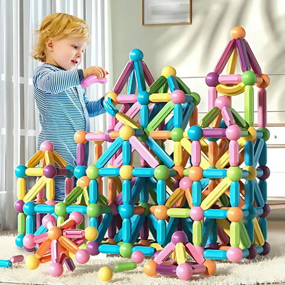 Colorful Magnetic Blocks & Building Toys