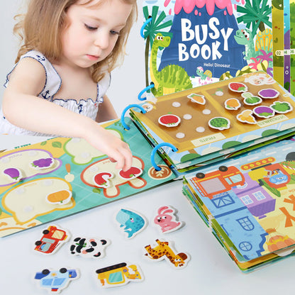 Montessori Learning Busy Book for Kids