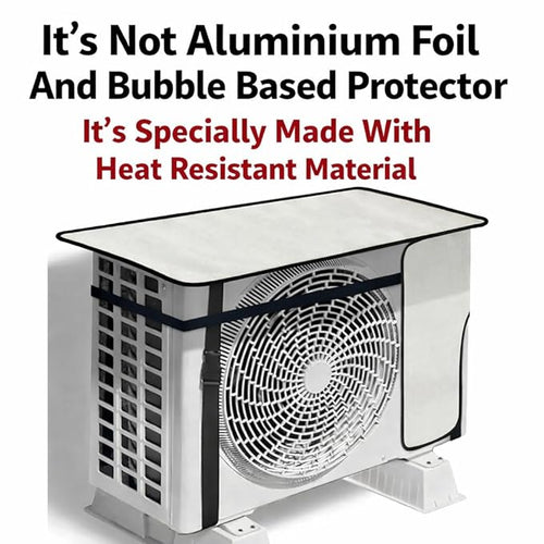 AC Outer Heat Protection Sheet – Aluminium Coated Sun Reflective Cover