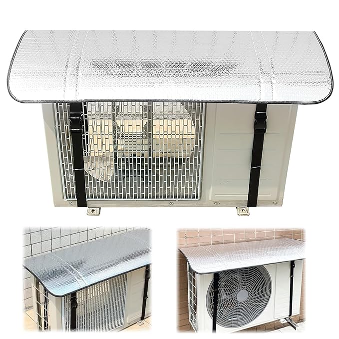 AC Outer Heat Protection Sheet – Aluminium Coated Sun Reflective Cover