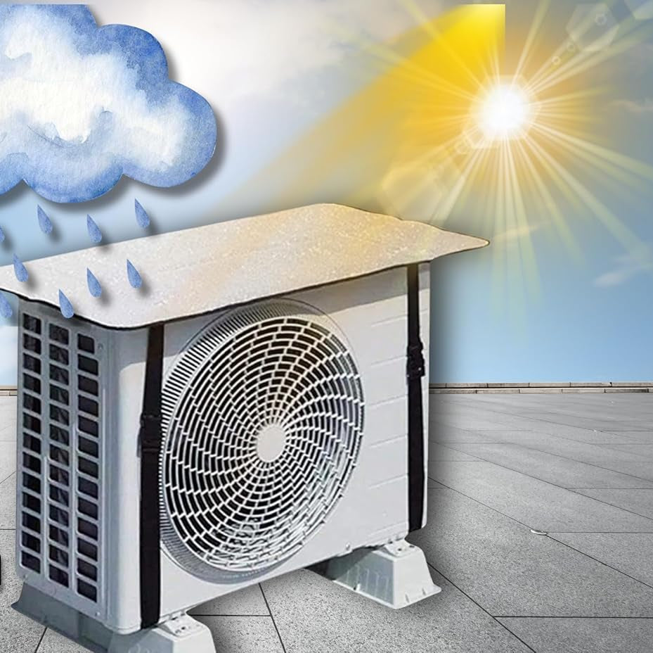 AC Outer Heat Protection Sheet – Aluminium Coated Sun Reflective Cover