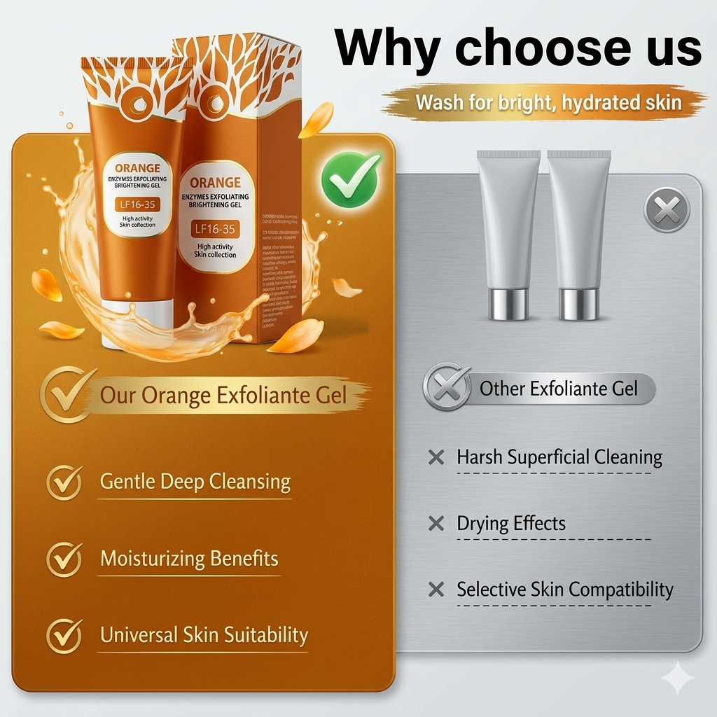 Orange Exfoliating Dead Skin Remover & Brightening Gel