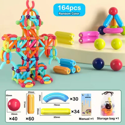Colorful Magnetic Blocks & Building Toys