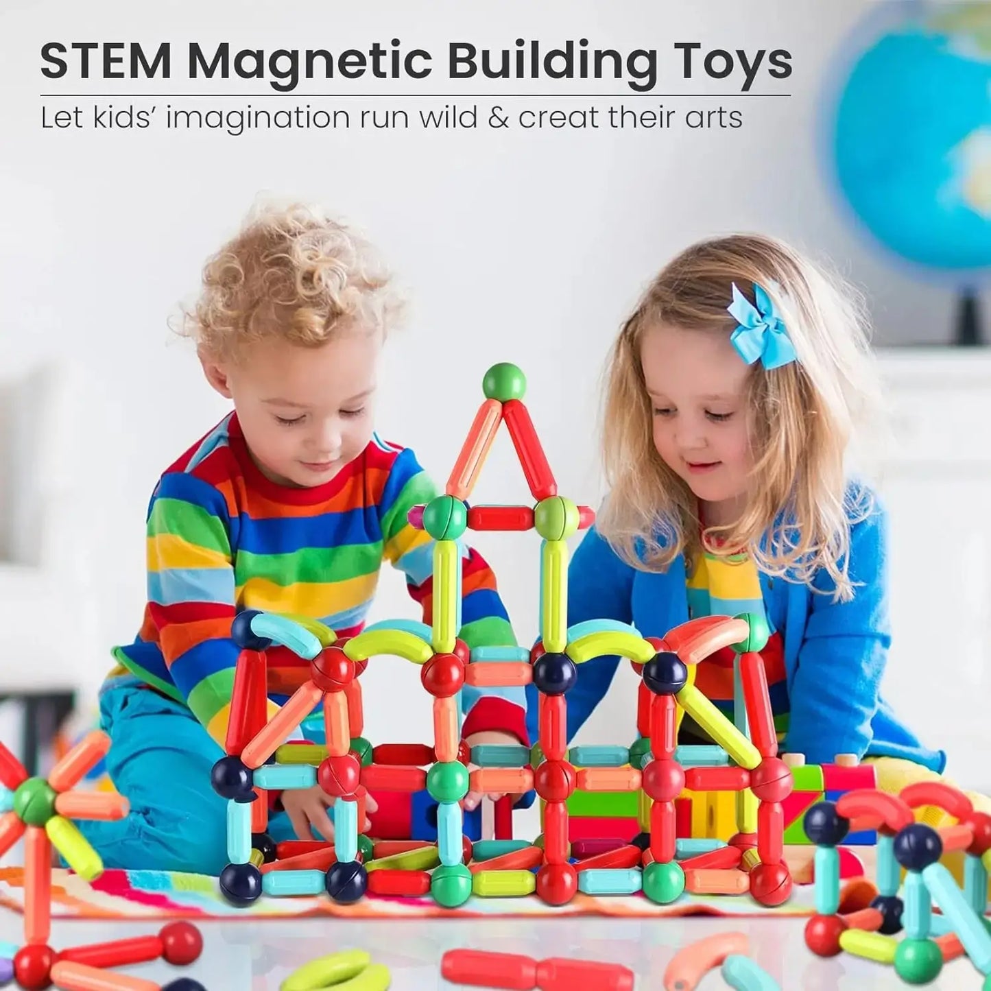 Colorful Magnetic Blocks & Building Toys