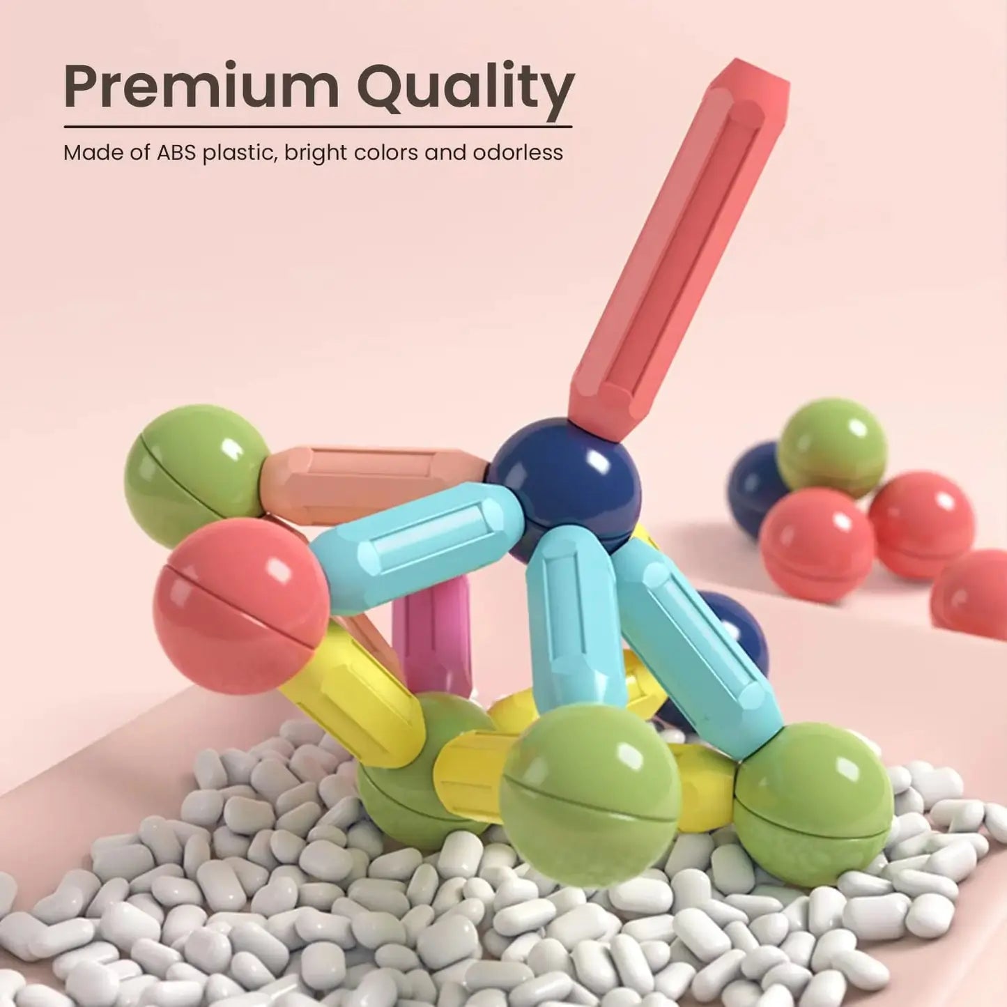 Colorful Magnetic Blocks & Building Toys