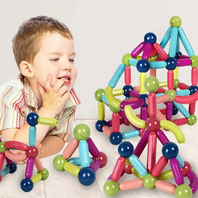 Colorful Magnetic Blocks & Building Toys