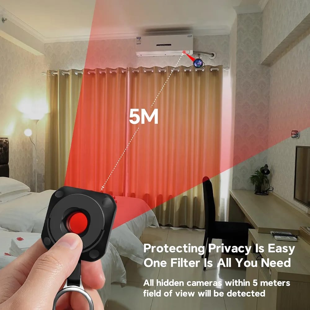 Portable Anti Camera detector for Hotels & Travel
