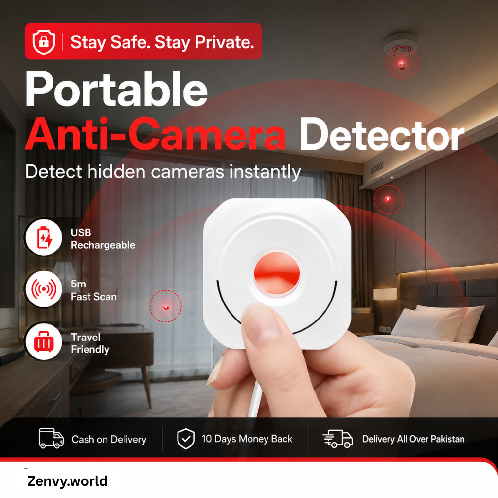 Portable Anti Camera detector for Hotels & Travel