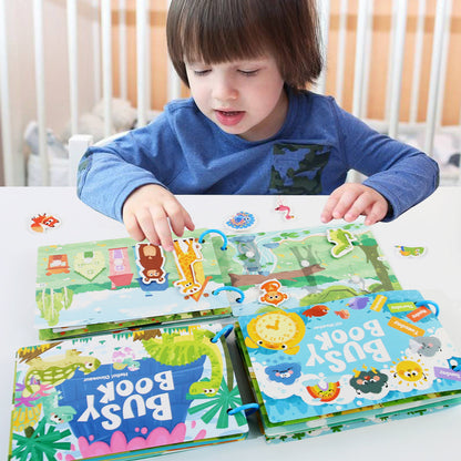 Montessori Learning Busy Book for Kids