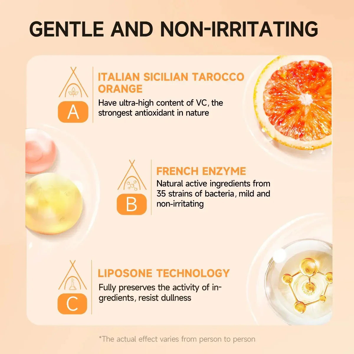 Orange Exfoliating Dead Skin Remover & Brightening Gel