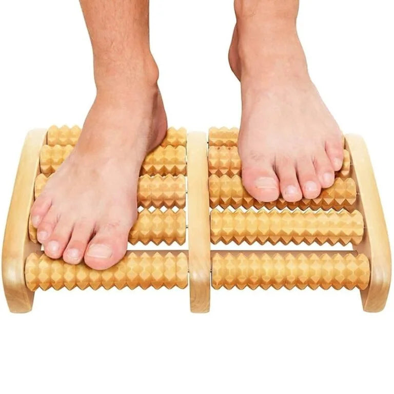 DeepRoll Wooden Foot Massager